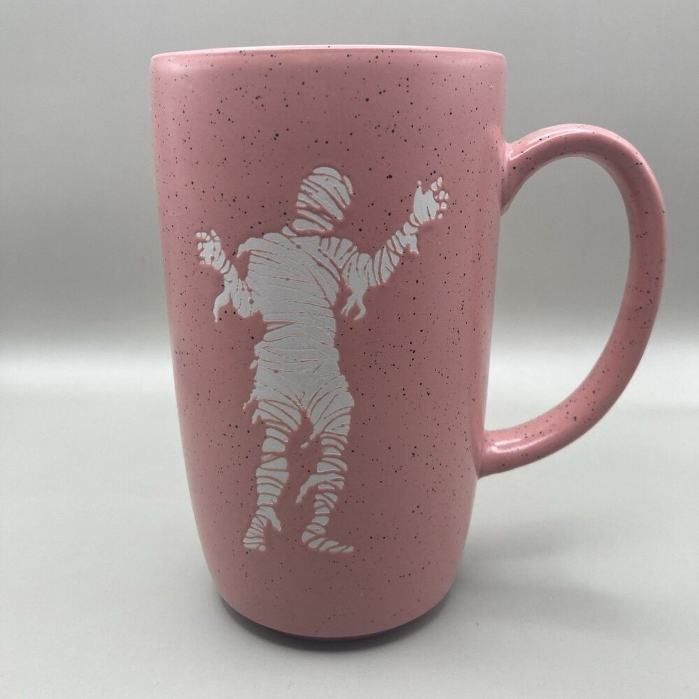 Market Finds Mummy Pink Halloween Tall Mug
